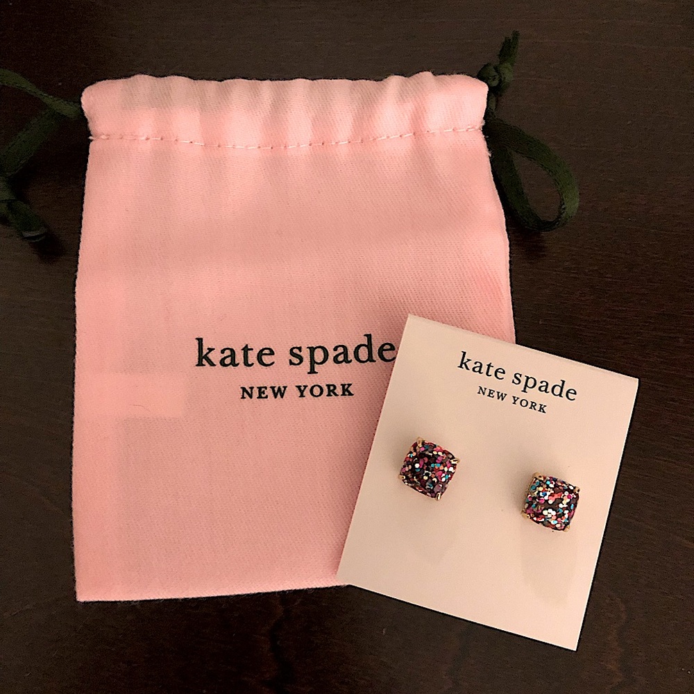 NWT Kate Spade sparkle stud earrings